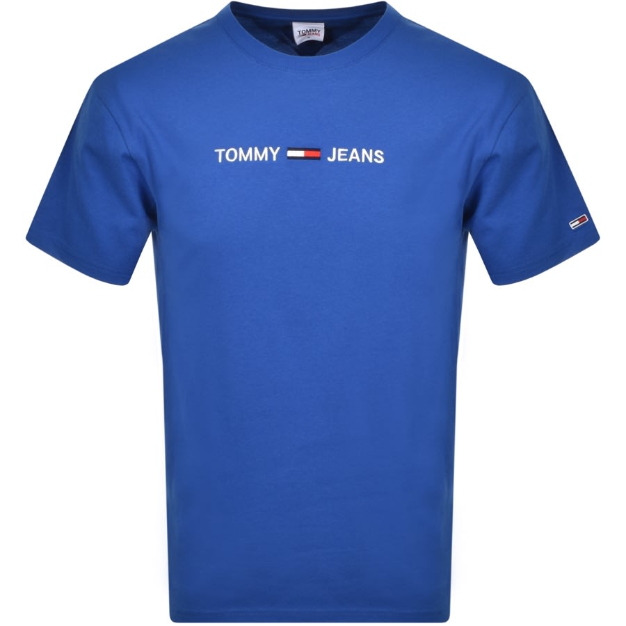 Alternative Image for ProductTommy Jeans Short Sleeve Logo T Shirt Blue1